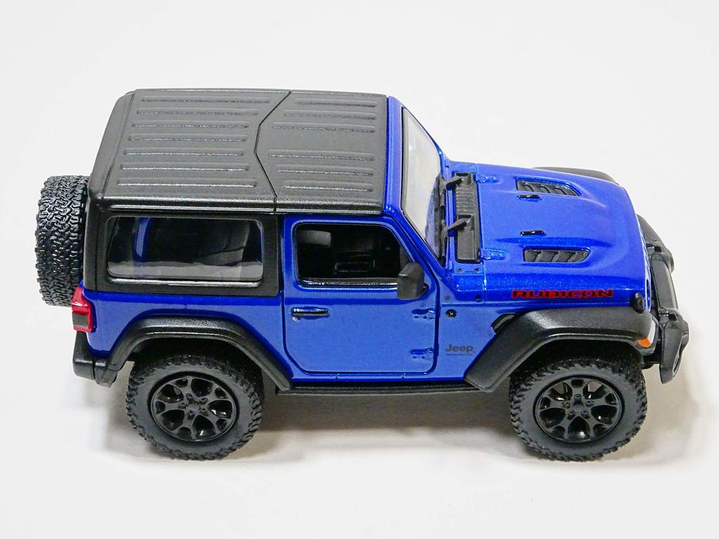 Мини-автомобиль Kinsmart Jeep Wrangler Rubicon Blue Hardtop KT5412B 1/34