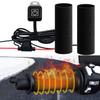 BATIGE Motorcycle Heated Steering Wheel Cover Intelligent 3 Level Temperature Control Handlebar Cover