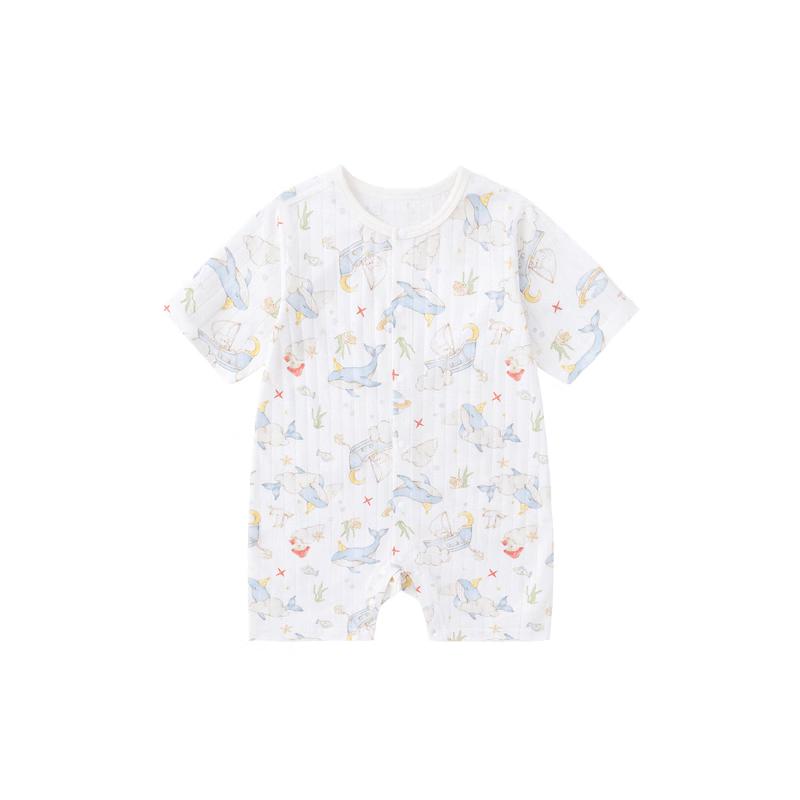 Dudujia Lightweight 100% Cotton Baby Summer Romper