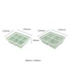 Morandi Color Big Grid Ice Cube Mold Бытовая форма для кубиков льда с крышкой Квадратная форма для кубиков льда Формы для кухонных принадлежностей