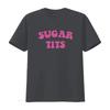 Funny Sugar Tits Saying Sarcastic Apparel Womens T Shirt Black vintage Washed Unisex homme Breathable Stylish graphic Slightly