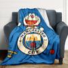 Manchester City Crests Blankets Flannel Printed Breathable Warm Throw Blanket for Home Office Bedspreads 0708a21