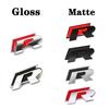 AABIP1 3D Metal Car Body Sticker RLine R Emblem Sticker For Volkswagen Passat b6 Golf Amarok T5 Phaeton Polo Car Body Decoration Paster