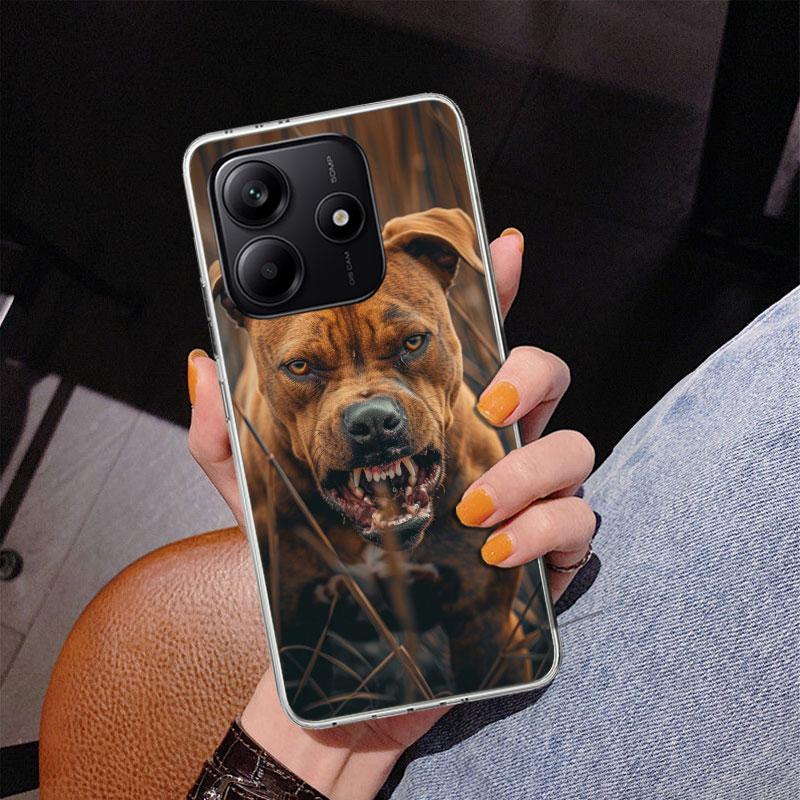 Чехол для телефона Pit Bull Pet Dog Pitbull для Xiaomi Redmi Note 15 14 14S 13 Pro Plus 12 12S 11S 11E 10S 10 11T 5G Uniq