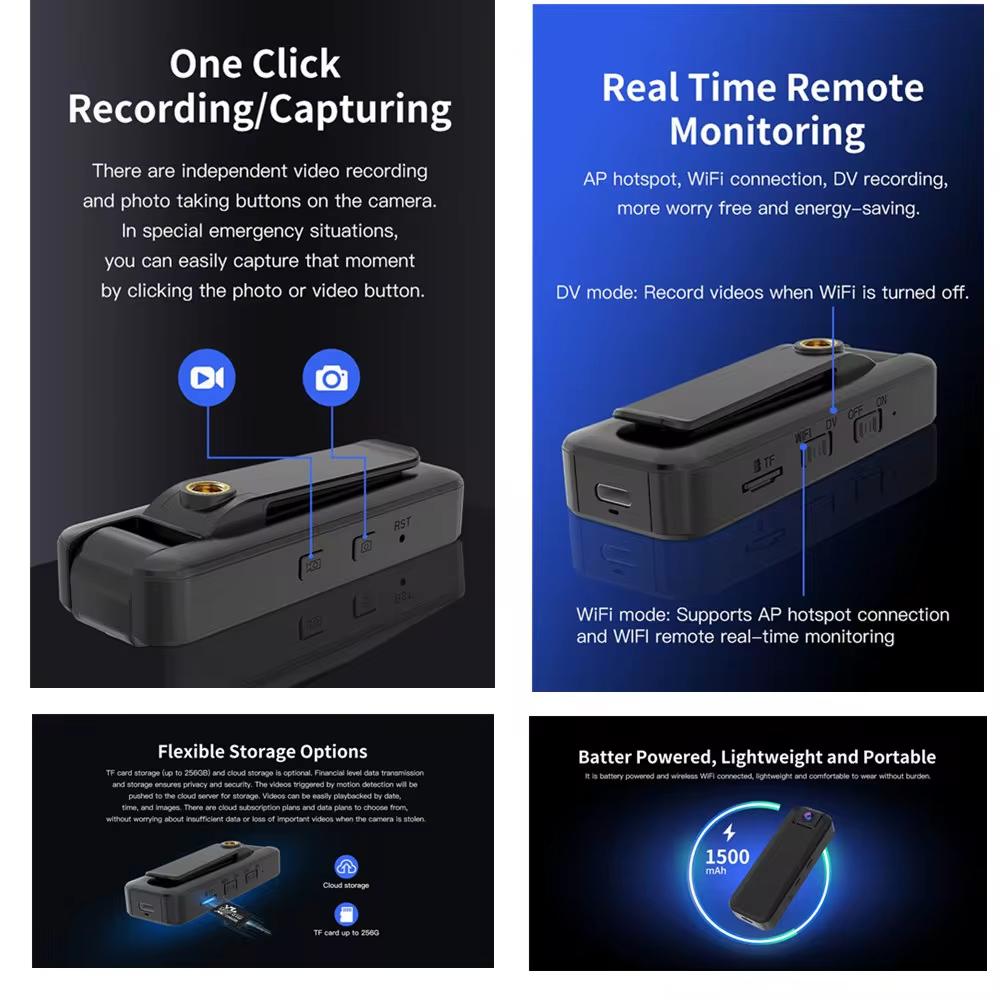 2025 Новая мини-камера L15 Ultra HD 4K Wifi Hotspot, портативная цифровая видеокамера, нательная камера, видеорегистратор ночного видения, миниатюрная видеокамера