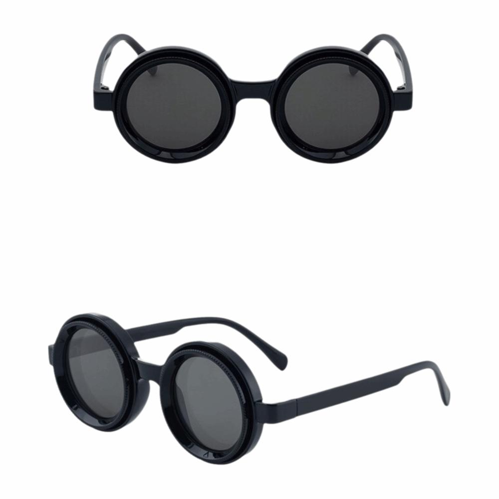Rotatable Adjustable Zoom Sunglasses Vintage Stylish Sunglasses Outdoor