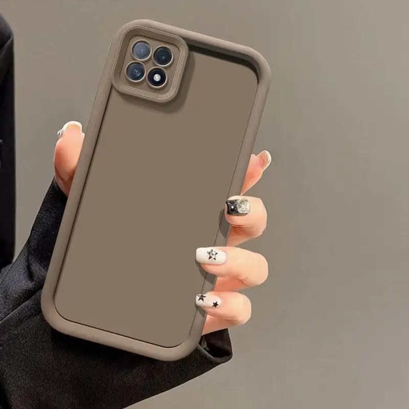 Чехол для телефона Samsung Galaxy A22 5G Полный комплект Матовый Защита от падений Мягкая Защитная задняя крышка Для Samsung Galaxy A22S F42 5G