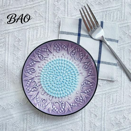 Ginger Grater Plate Ceramic Garlic Plate, Embossed Cheese Manual Grinder, Multi-function Spice Paste Maker Kitchen Mincer Dish for Onion, Lemon,