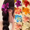 Bohemian Flowers Hair Clips Plastic Hair Accessories New Sweet Barrette  Seaside Vacation