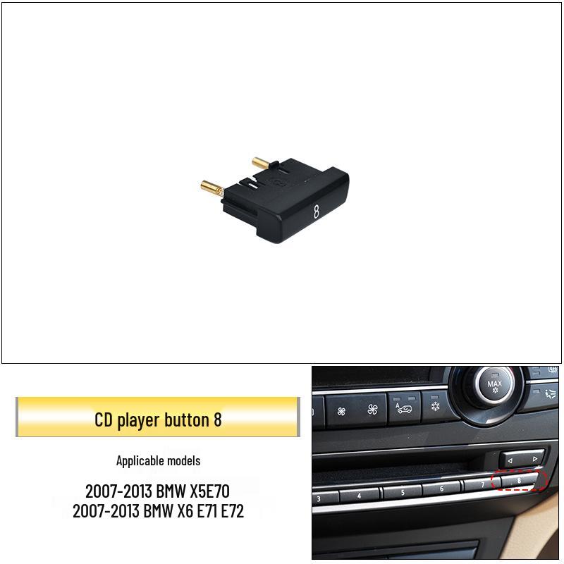 Совместимая аудио ручка для BMW X5/X6 E70/E71 CD-плеер регулировка громкости