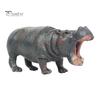 Фигурка бегемота, реалистичная модель бегемота, скульптура, настольное украшение, речная лошадь, украшение, детская развивающая игрушка в виде животного, подарок для малышей, мальчиков и девочек