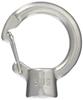TRUSCO Stainless Steel Hook Eye M8 X Thread Diameter Pc 1 Nut, 1.25 (1 = Bag) TFIN-8