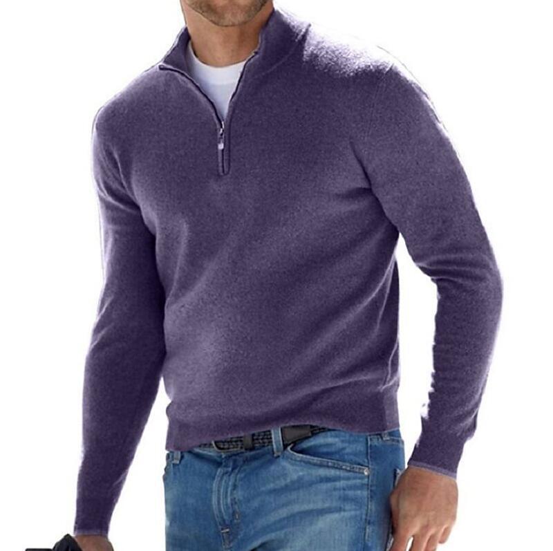 Long-sleeved Cashmere Sweater Men's Bottoming Shirt Autumn and Winter