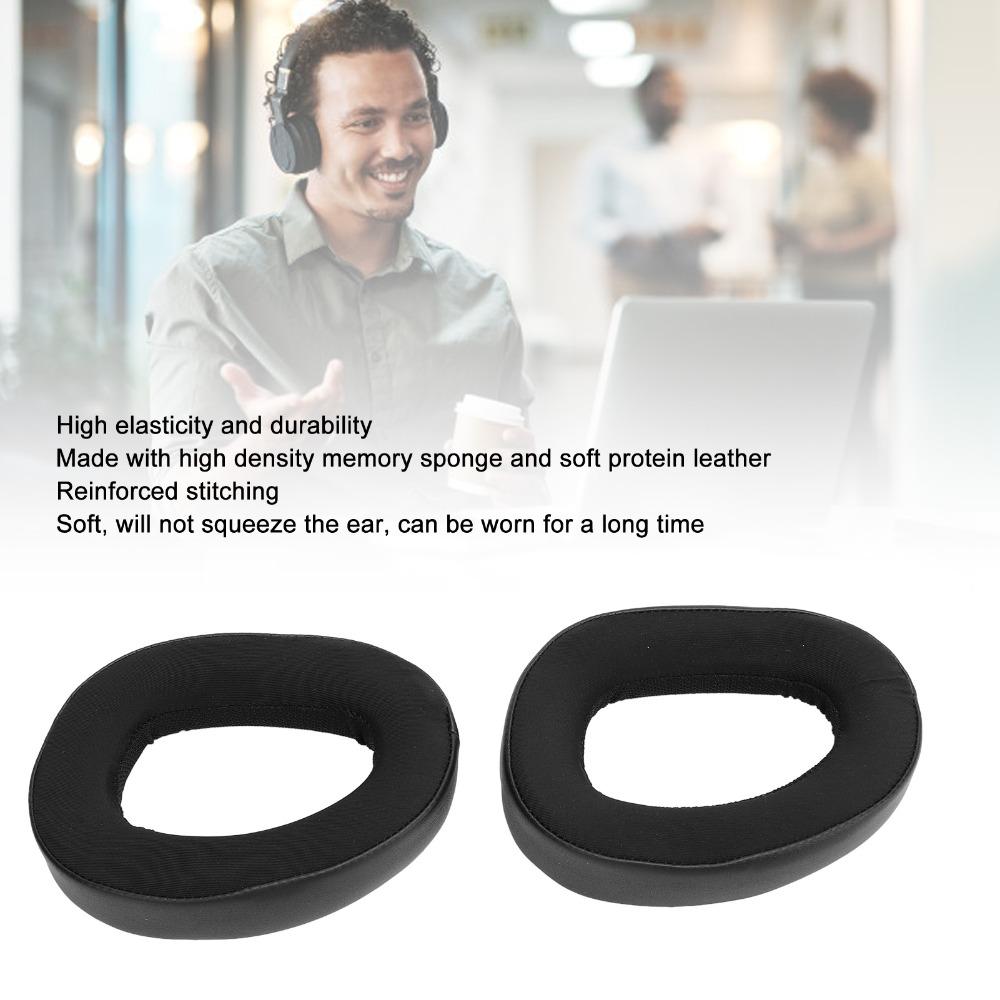 2PCS Soft and Comfortable Cooling Gel Ear Pads Black Noise Isolation Ear Cushions for GSP600 GSP670 GSP500 GSP550 GSP601 GSP602