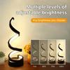 Dimmable LED Spiral Table Lamp Finesse Decor Night Light USB Plug In 3 Color Bedside Lamps Desk Light Efficient Lighting Cute Light Lamp