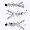 20PCS Soft Fishing Crawfish Lure Lobsters Baits Artificial Fishing Lures Baits Swimbait Soft Plastic Lures Easy to Use