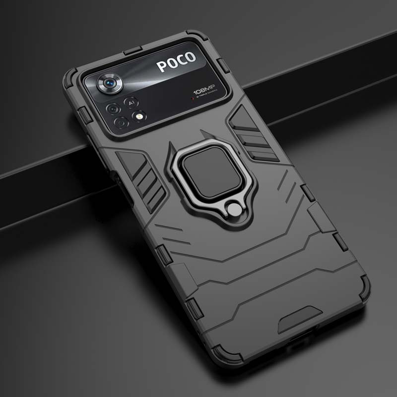 Противоударный чехол для Xiaomi POCO X5 X6 F5 M6 Pro X3 X4 GT F2 F3 F4 M3 M4 M5 M5S C40 C65 4G 5G чехол для телефона Armor Holder Back Coque