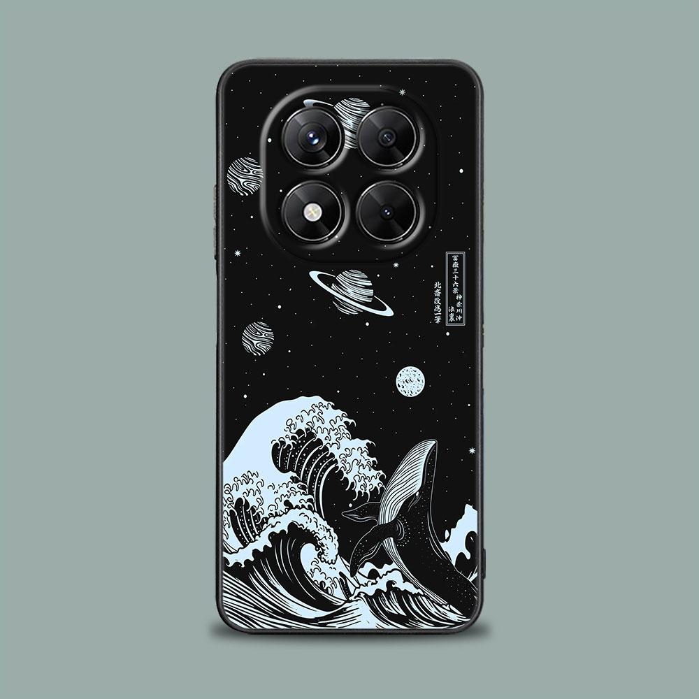Чехол для телефона для Xiaomi Redmi 15C 14C 12C 13C 4G Redmi Note 15 14 13 12 11 10 Pro Plus 12S Обложка Великая волна Кацусика Хокусай