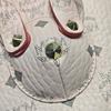 [Pre-Owned] Zoo Series Visetos Allover Print Rabbit Design Drawstring Closure Leather Bucket Bag - Excellent #I5UYDF