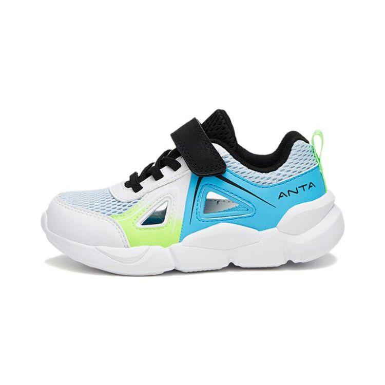 Anta Comfortable Casual Sports Sandals Kids Sandals White Blue Green A312329952H-3