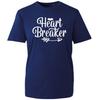 Heart Breaker Unisex Tshirt Black Slogan Tee Y2k Aesthetic Graphic Top New Uk
