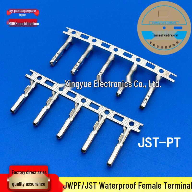 JST/JWPF Waterproof Automotive Connector: Crimp Terminal Plug and Socket Pin for Outdoor Use.