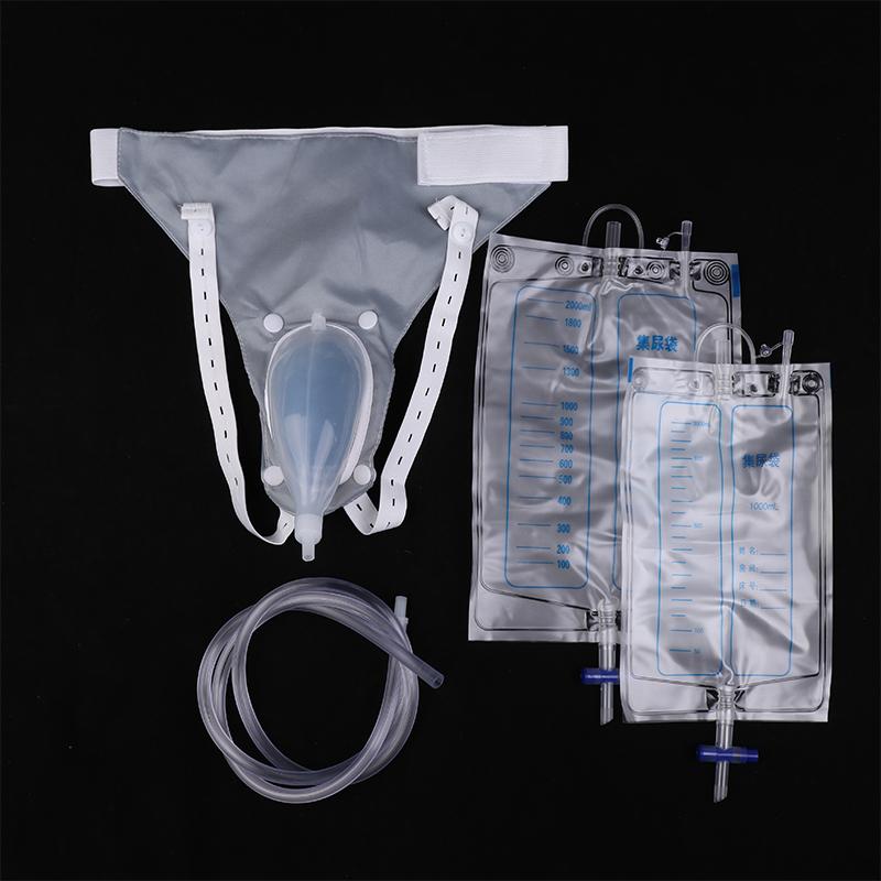 Reusable Hypo-Allergenic Men Older Woman Silicone Urine Collector Bags Adults Urinal With Urine Catheter Bags Male Female Toilet