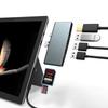 Microsoft Surface Pro 6 Pro 5 Exclusive USB Hub HDMI Port Card Reader USB Ports 3 High Speed Data Transfer Multi 6in2 Aluminum USB Accessories for