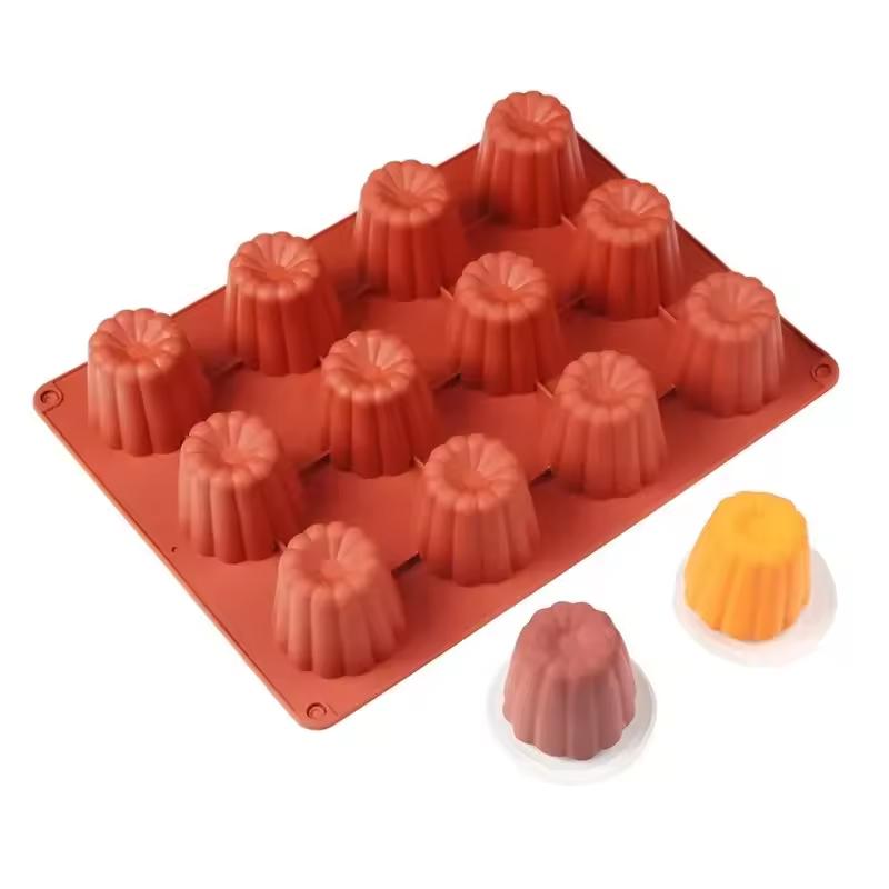 8/12/18 Cups Silicone Mold Cupcake Baking Tray Muffin Cookie DIY Jelly Biscuit Pudding Candy Kitchen Accessories Cake Baking Pan