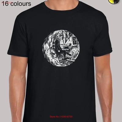 Biohazard City Unisexs T Shirt Unisex Funny Joke Novelty Cool Science Steampunk Nuclear Lockdown Hazard Dystopian Future Vintage