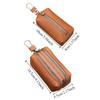 Classic Key Storage Bag Simple PU Leather Wallet Durable Lipstick Earphone Pouch  Travel