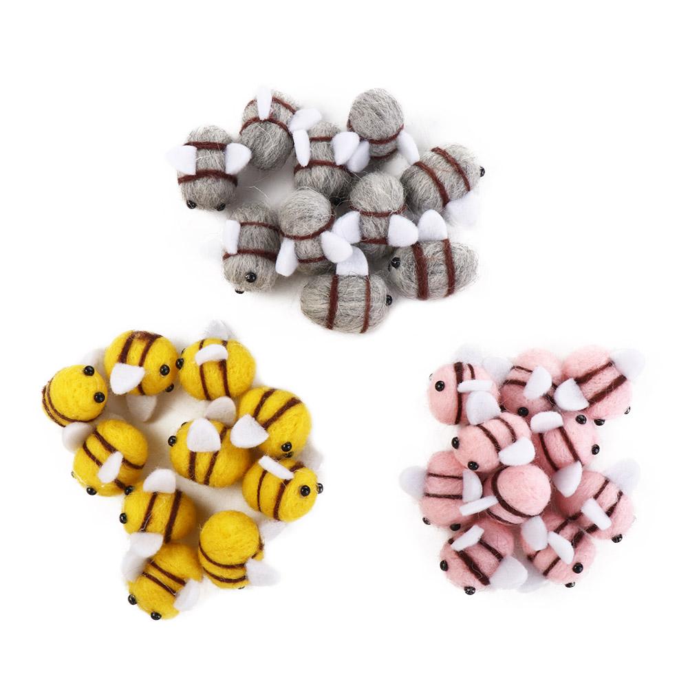 Decoration Costume Accessories Baby Shower Nursery Cute Plush Balls Toys Craft Bumble Bees Ornament