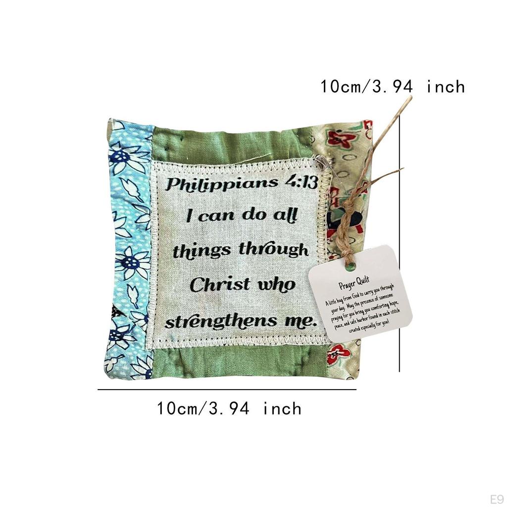 Cross Inside Prayer Quilt for Holiday Decor And Gift