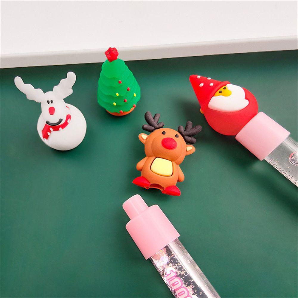 Xmas Tree Hand Account Pen Quicksand Sequins Gel Pen Christmas Quicksand Pen Christmas Gel Pen