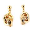 Altesse [L0389] - Gold Plated 'Goddess' Gold Earrings