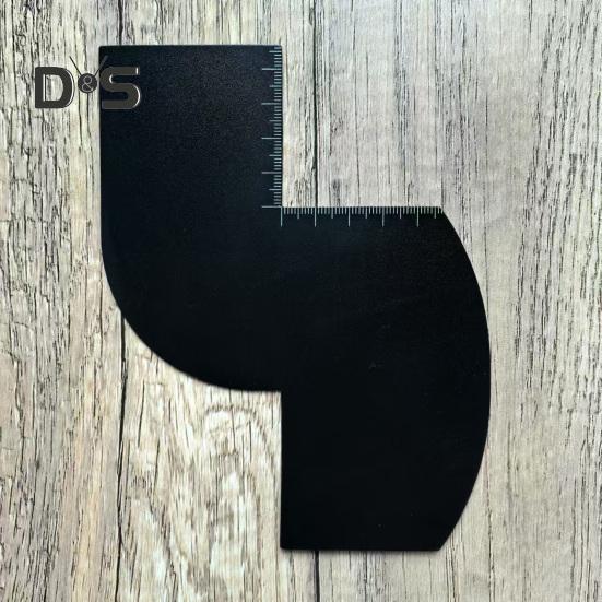 1 шт./1 набор парикмахерских карт для улучшения цвета линии роста волос с индикатором измерения, инструмент для придания формы бороде, руководство по мужской линии роста волос, подравнивание бороды, окантовка