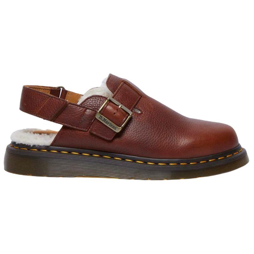 Dr. Martens Jorge 2 замшевая мюли на ремешке с меховой подкладкой - Кешью-коричневый Унисекс кроссовки 31885253