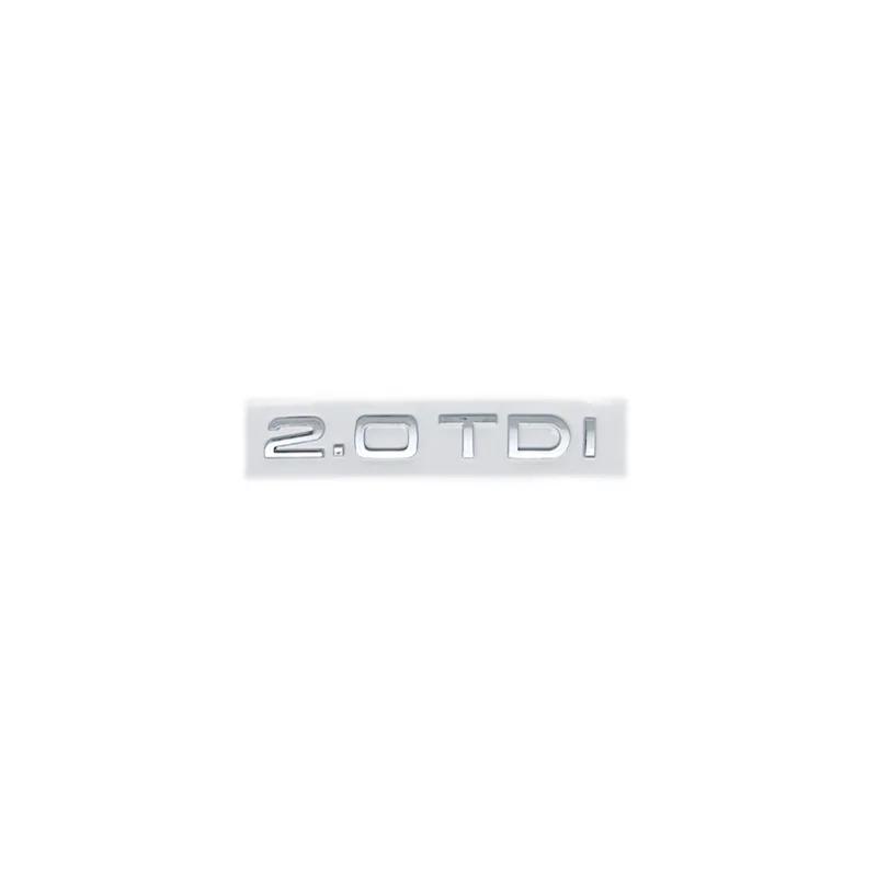 Car Letter Logo Sticker for Audi A5 suitable for tail bumper and trunk emblem applicable to 2.0 3.0 40TDI 35 40 45TFSI models