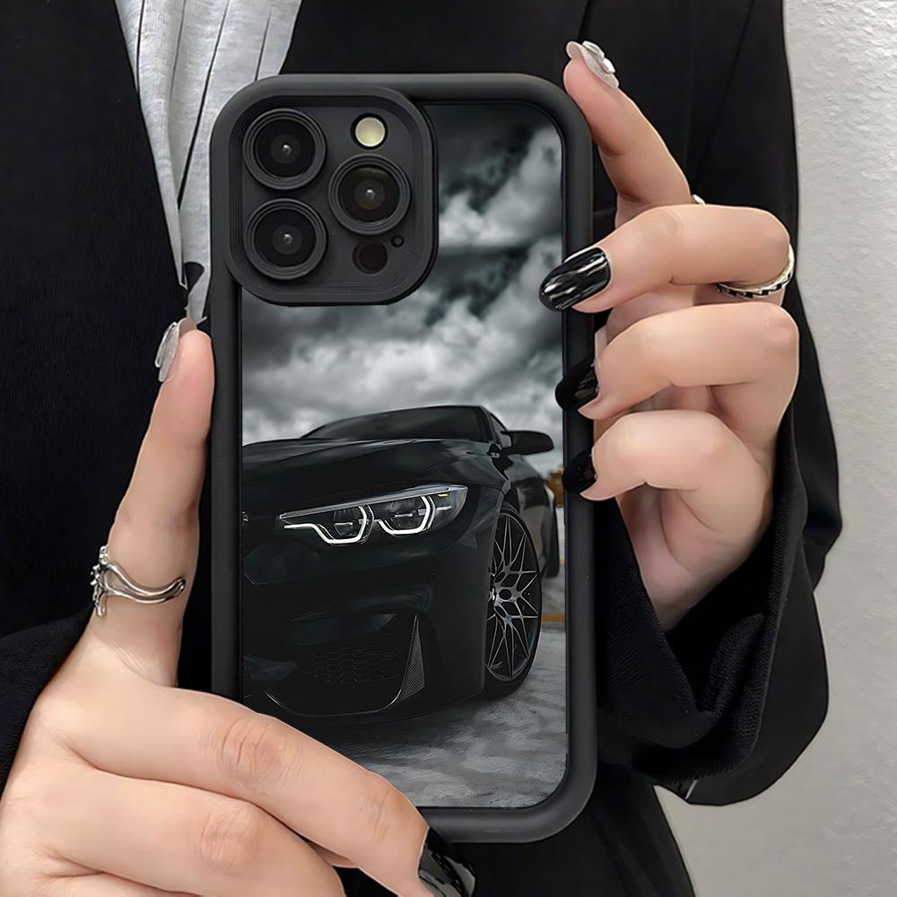 Чехол для телефона с дизайном спортивного автомобиля для iPhone 17 16 15 14 13 12 11 Pro/ Max /Plus противоударная задняя крышка