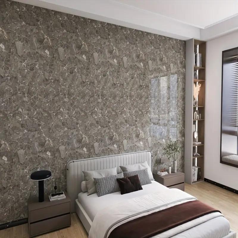 1 Roll of 3D Effect Self Adhesive Marble Tile Sticker Easy To Peel and Paste Wallpaper for Floors Ceilings and Walls Decoration