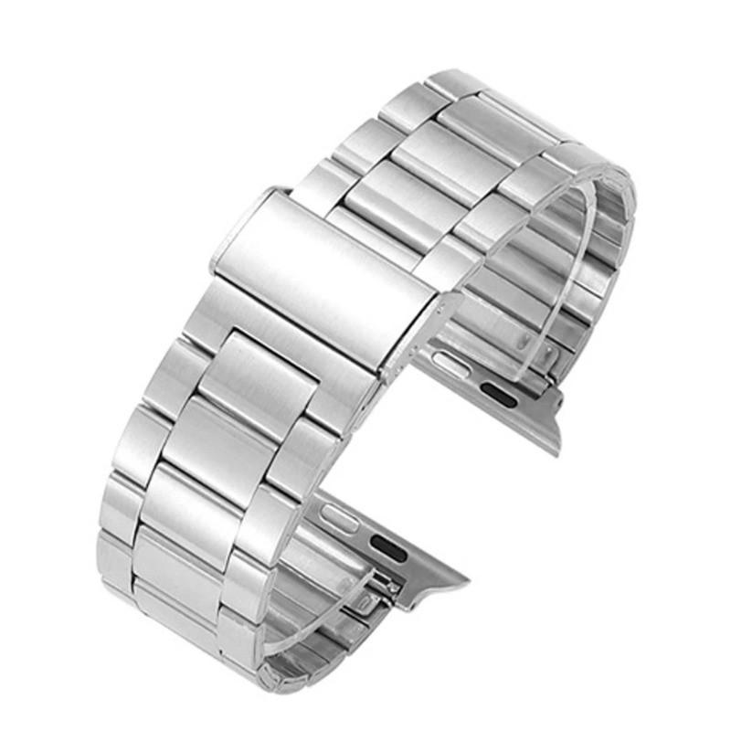 Stainless Steel Strap Bracelet for Apple IWatch Series 10 46m/42mm Ultra 2 49mm Watchband for IWatch 10 9 8 7 6 5 4 SE45mm 44mm 41mm 40mm 38mm