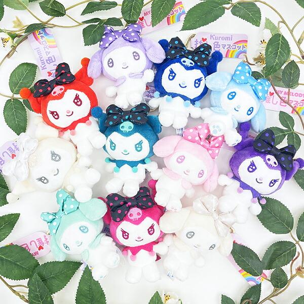 Sanrio Kuromi Purple Plush Mascot Keychain Oshi Katsu