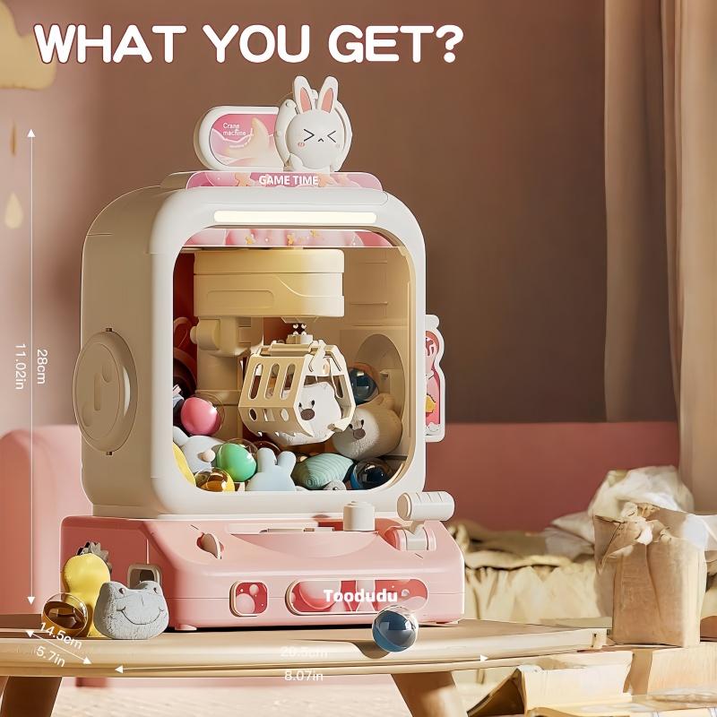 Мини Коготь Машина Детский Торговый Автомат Диспенсер Призов Игрушки Для Девочек Мальчиков С Подсветкой И Звуком Электронная Аркадная Игра