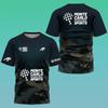 Спортивная футболка для фитнеса 2024 Лето Мужская спортивная футболка с коротким рукавом Модная теннисная футболка с круглым вырезом Быстросохнущая одежда для тренировок