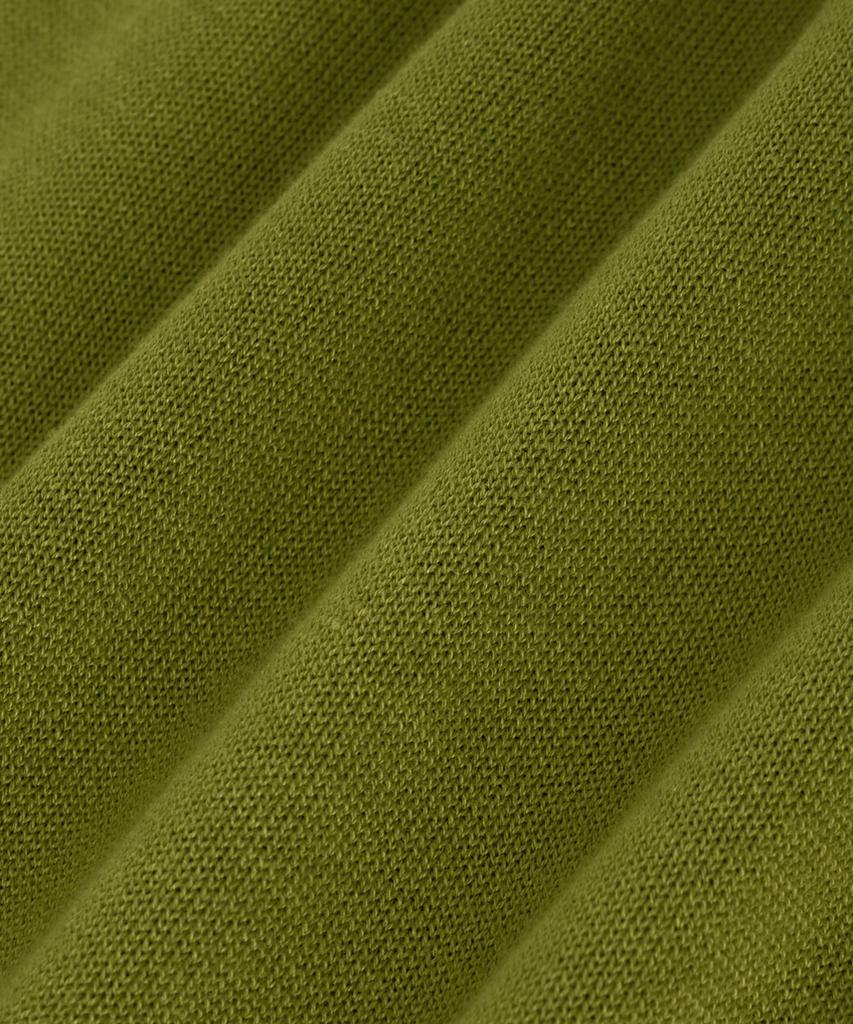 38COMEONCOMMON Regular Cotton V-Neck Knit (Olive)