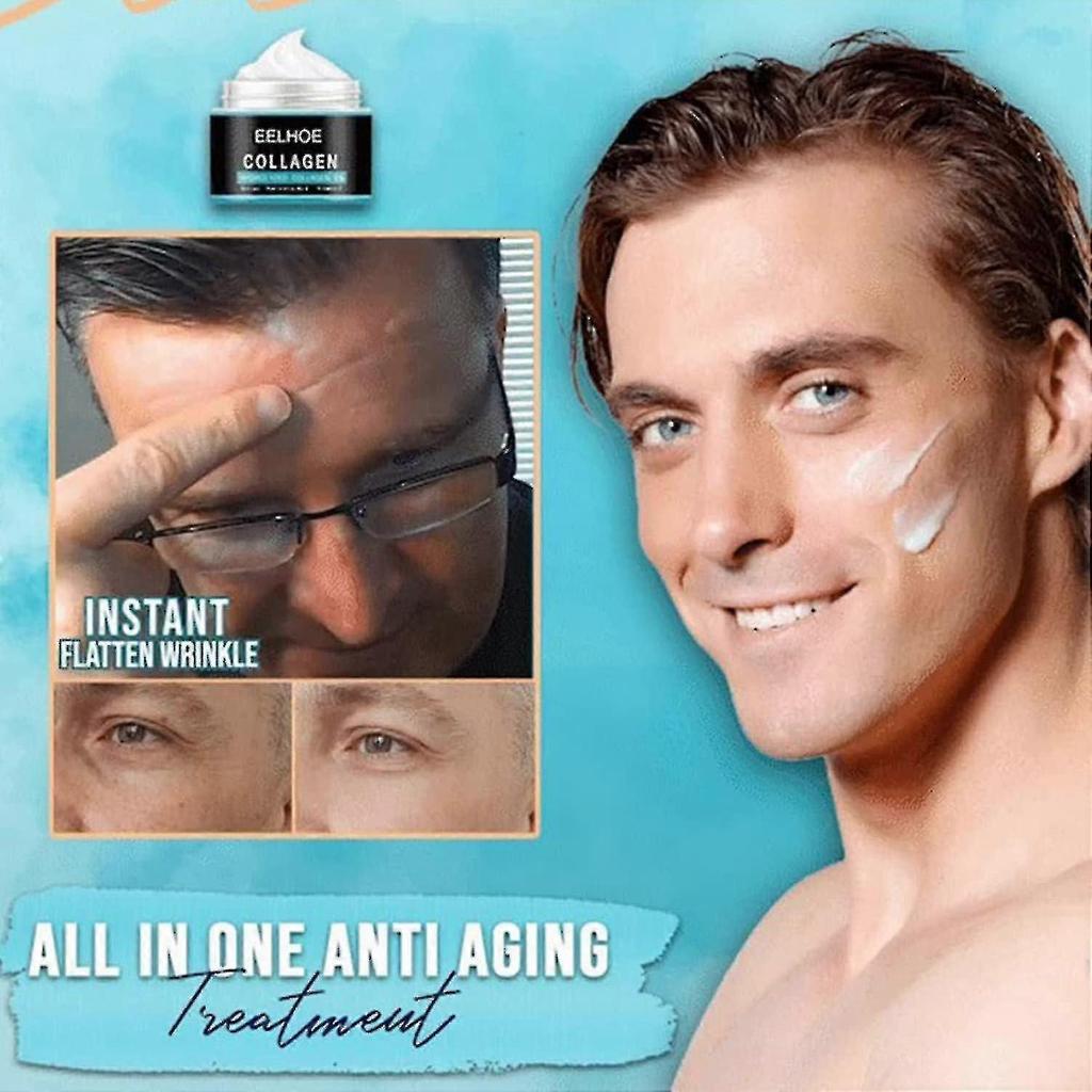 Ttnc Collagen Anti-aging Anti-wrinkle Cream For Men, 50g Face Moisturizer For Men, Age Rewind Anti-wrinkle Cream For Men, Anti-aging A Junmai