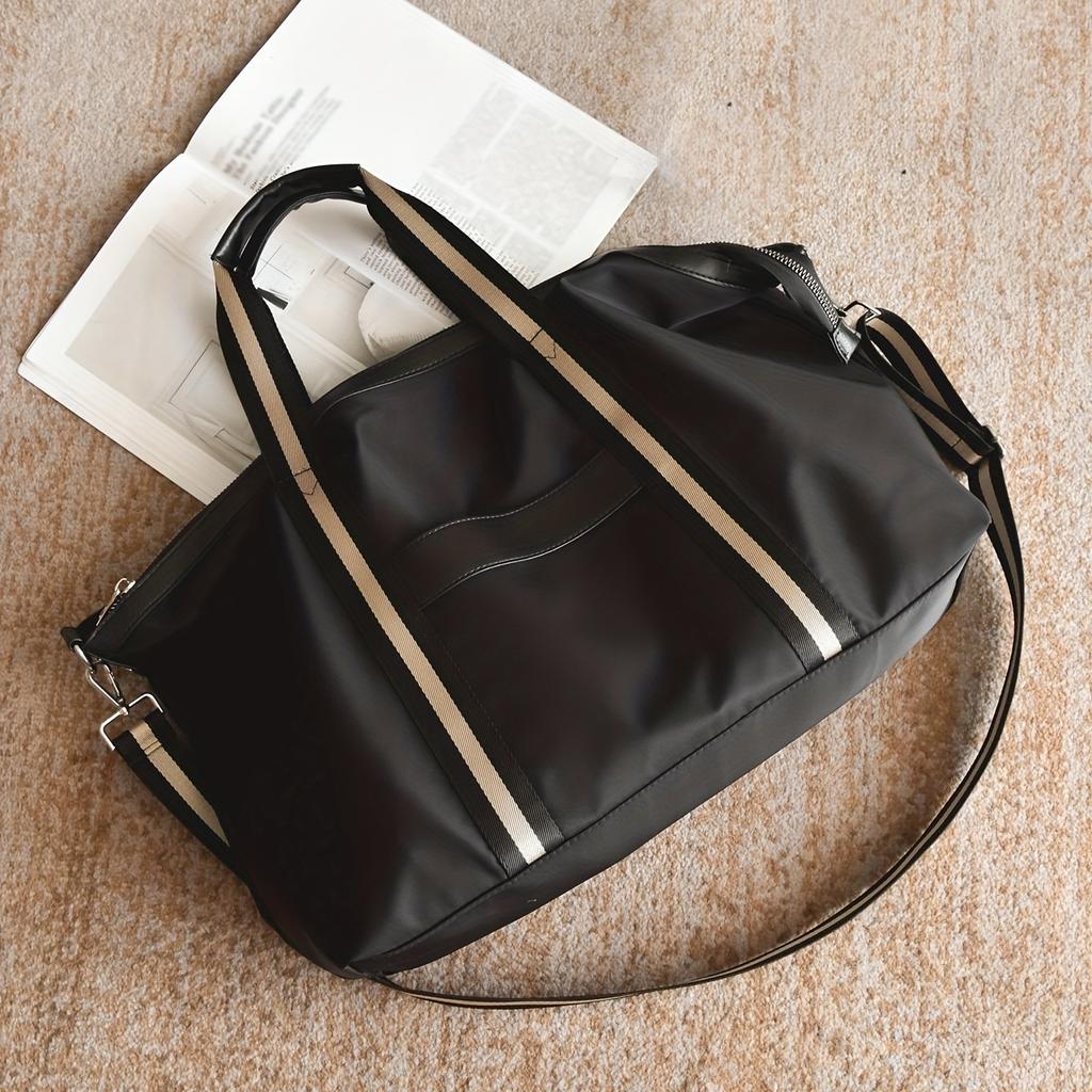 Vintage And Stylish Sports Bag, Casual Duffel Bag, Lightweight Portable Fitness Bag, Large Capacity Luggage Bag For Business Travel