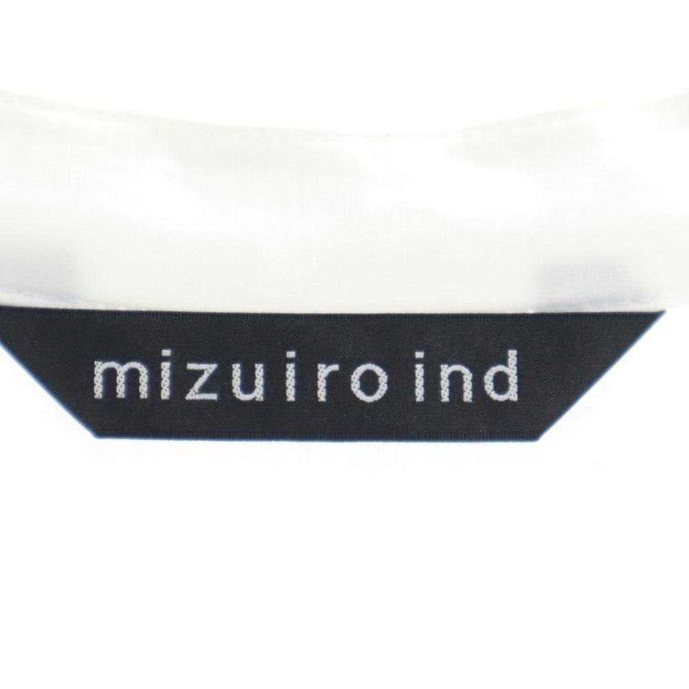 Mizuiro Ind Long Sleeve Stand Collar Shirt Dress White Women Used