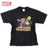 EVERSOUL Marvel Short Sleeve T-Shirt, Iron Man, Avengers, Hulk, Captain America, American Comic Book Merchandise, Gift, Men's, Black, Size M [Parallel