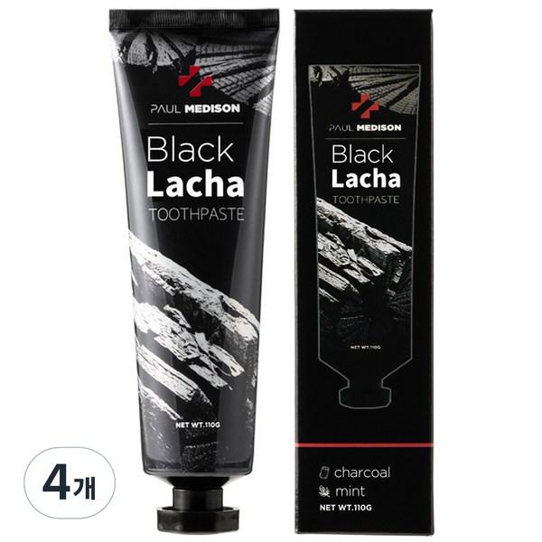 Зубная паста Paul Madison Black Ratcha, 110г, 4 шт.